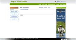 Desktop Screenshot of fordito.magyarnemet.hu