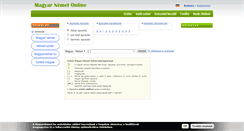 Desktop Screenshot of magyarnemet.hu